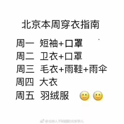 北京四季穿衣指南，从寒冬到酷暑的实用搭配建议