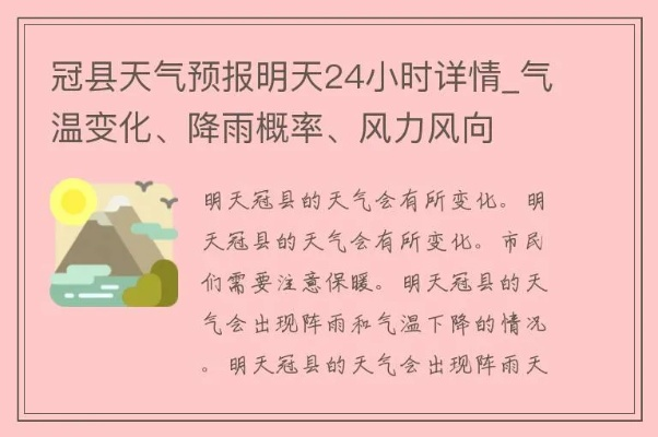 冠县天气预报，守护日常生活的气象指南针
