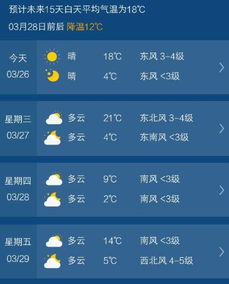 今日天气预报15天查询百度，告别盲目出行，掌握未来天气主动权